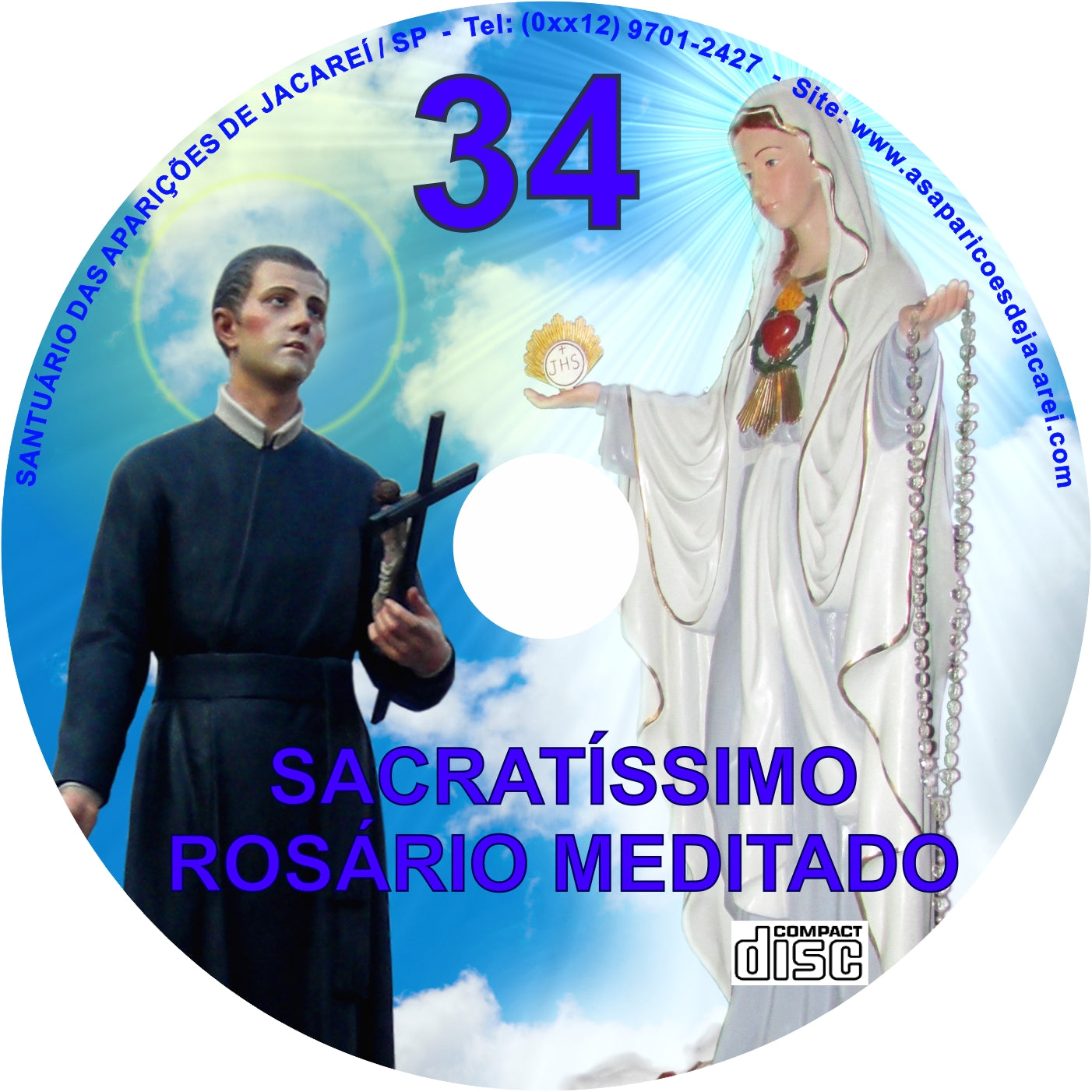 CD Rosário Meditado 034 CD Rosário Meditado 034